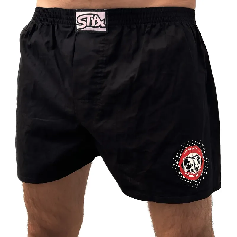 Men's boxer shorts — erotic fair, lips pattern
