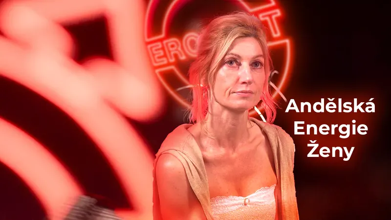 Obálka 7. dílu Erofest Podcastu — Andělská energie ženy
