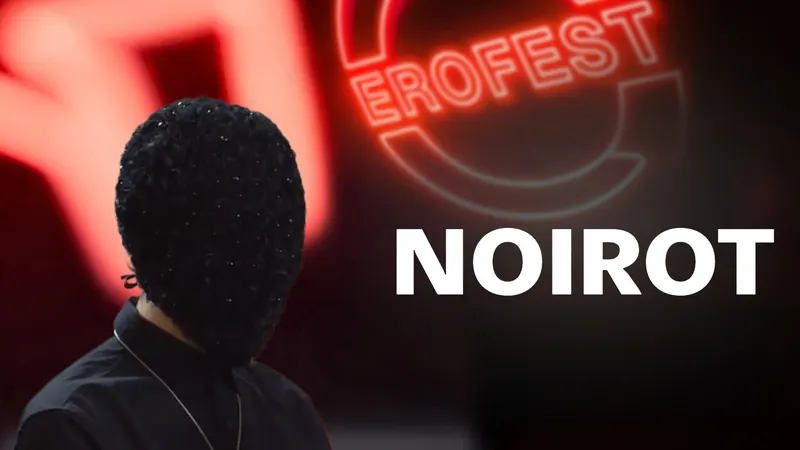 Obálka 25. dílu Erofest Podcastu — Noirot