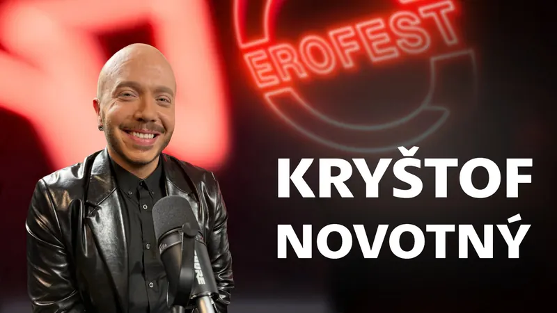 Obálka 28. dílu Erofest Podcastu — Kryštof Novotný