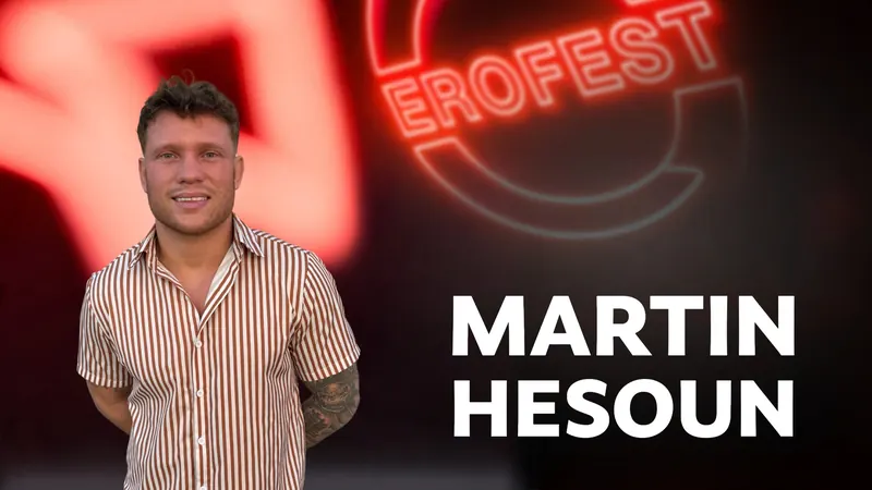 Obálka 46. dílu Erofest Podcastu — Martin Hesoun